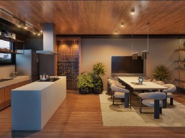 coworking integrado com espa�o gourmet