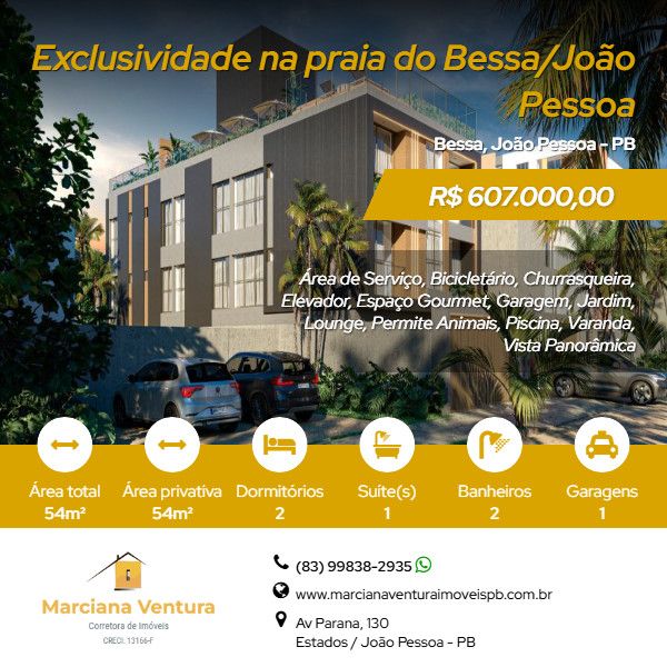 Apartamento - Venda - Bessa - João Pessoa - PB