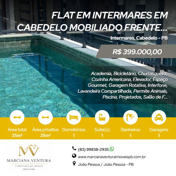 Flat - Venda - Intermares - Cabedelo - PB