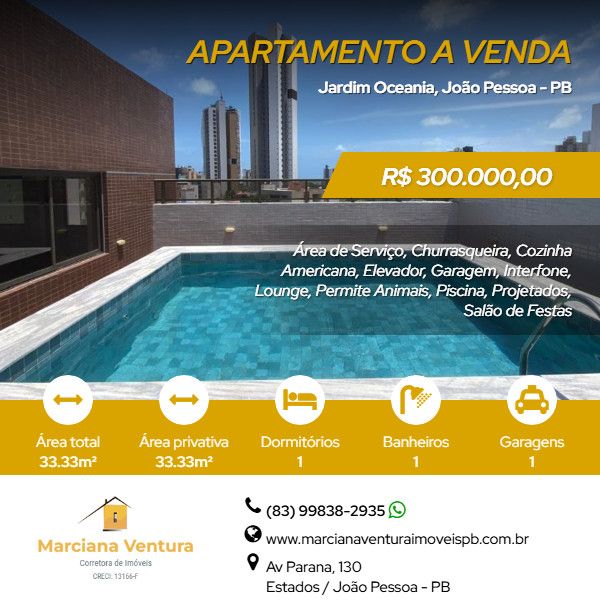 Apartamento - Venda - Jardim Oceania - Jo�o Pessoa - PB
