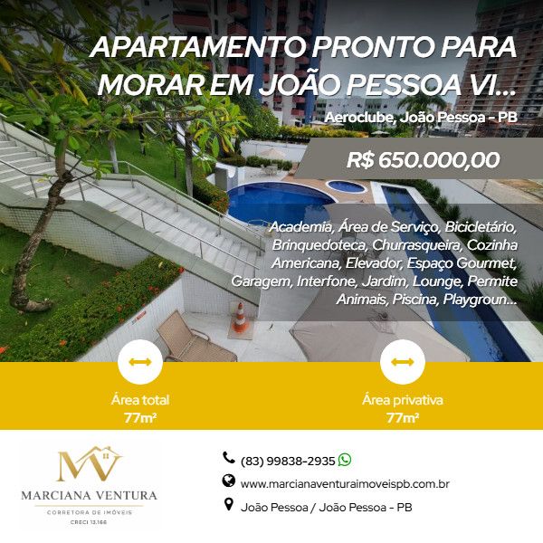 Apartamento - Venda - Aeroclube - Jo�o Pessoa - PB