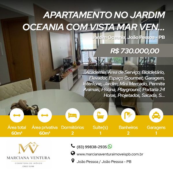 Apartamento - Venda - Jardim Oceania - Jo�o Pessoa - PB