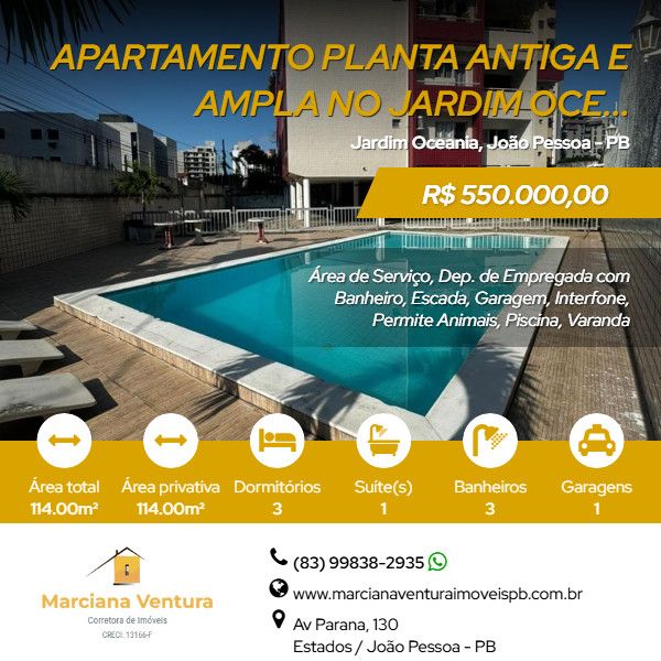 Apartamento - Venda - Jardim Oceania - Jo�o Pessoa - PB