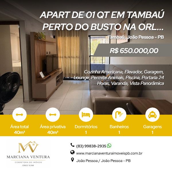 Apartamento - Venda - Tamba� - Jo�o Pessoa - PB