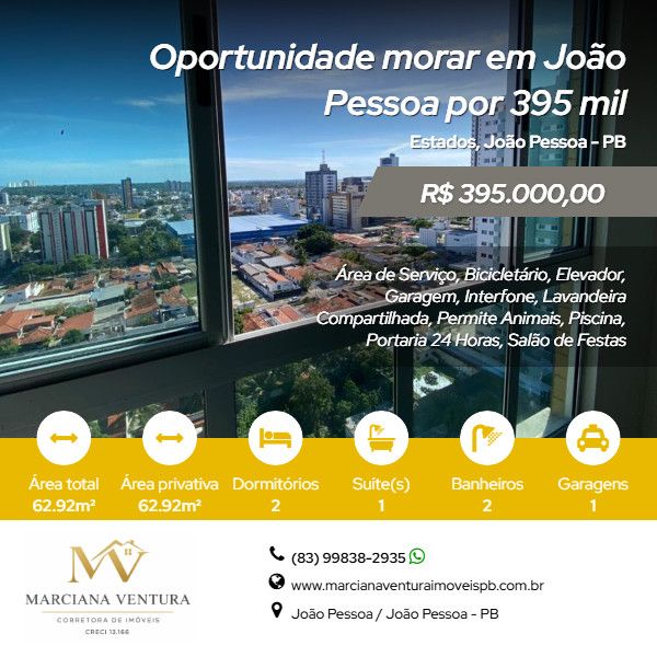 Apartamento - Venda - Estados - Jo�o Pessoa - PB