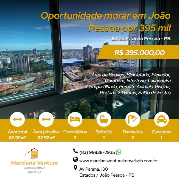 Apartamento - Venda - Estados - Jo�o Pessoa - PB